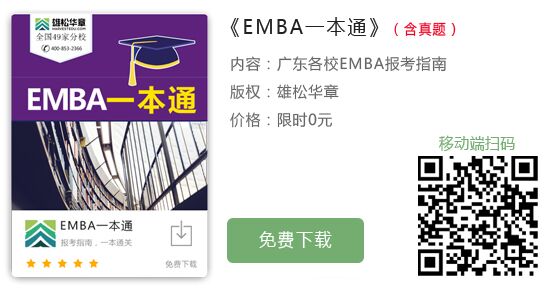 2020年中大管院EMBA提前面試安排