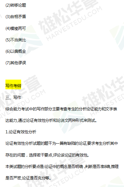 必看！2022考研全國(guó)聯(lián)考管理類（MBA/MEM/MPA等）綜合能力考試大綱！