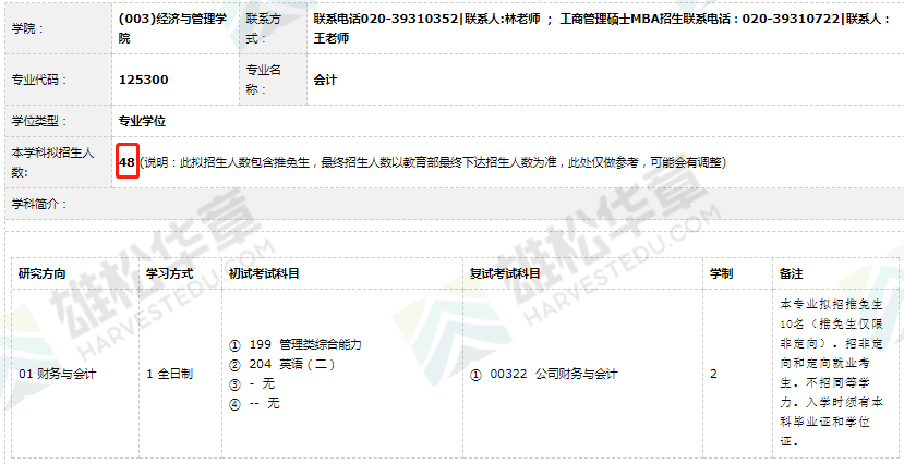 2022年華南師范大學(xué)碩士研究生招生專業(yè)目錄（含MBA/MEM/MPAcc/MPA等擬招人數(shù)）